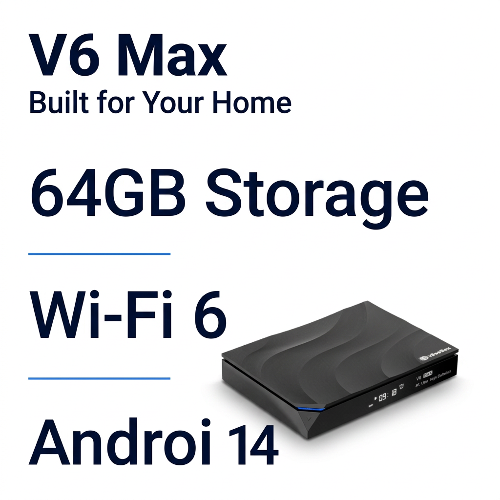 V6 Max 大字功能说明图
